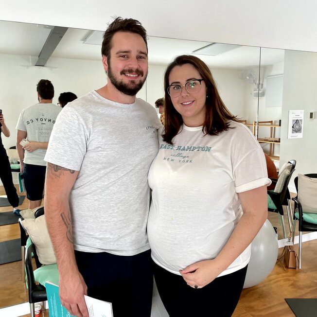 lara and billy testimonial positively hypnobirthing gold coast hypnobirthing group course