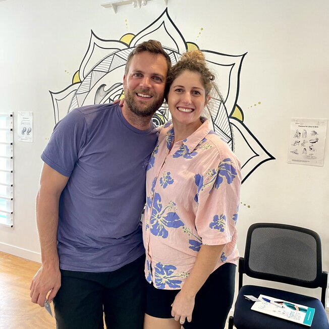 Positively Hypnobirthing Group Course Gold Coast Carryn and Gary