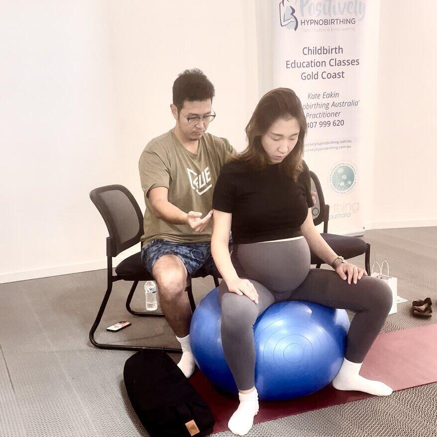 Eleni and Miles Positively Hypnobirthing Group Course Gold Coast