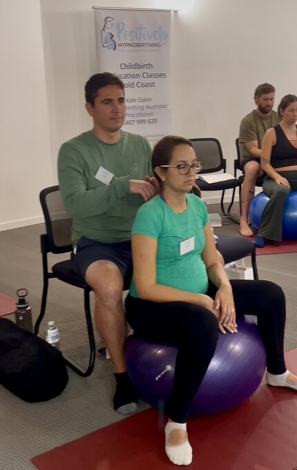 pregnant woman in a birth pool