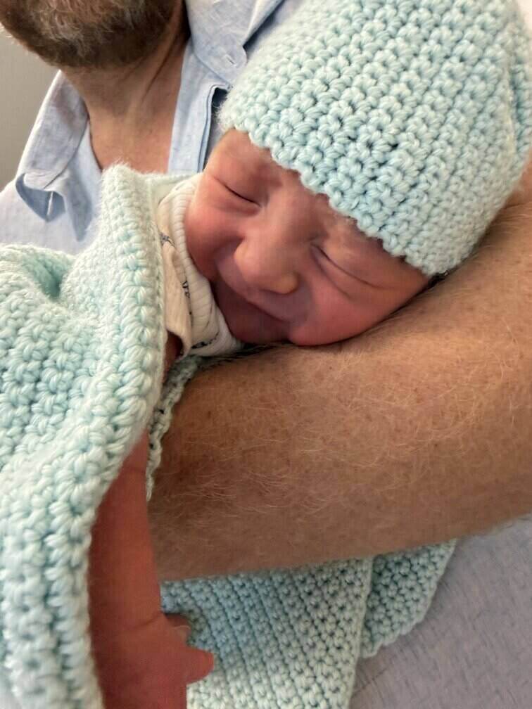 Newborn baby in hospital 