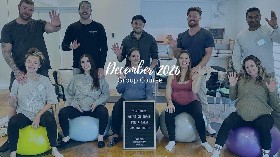 December 2026 Group Hypnobirthing Australia™ course