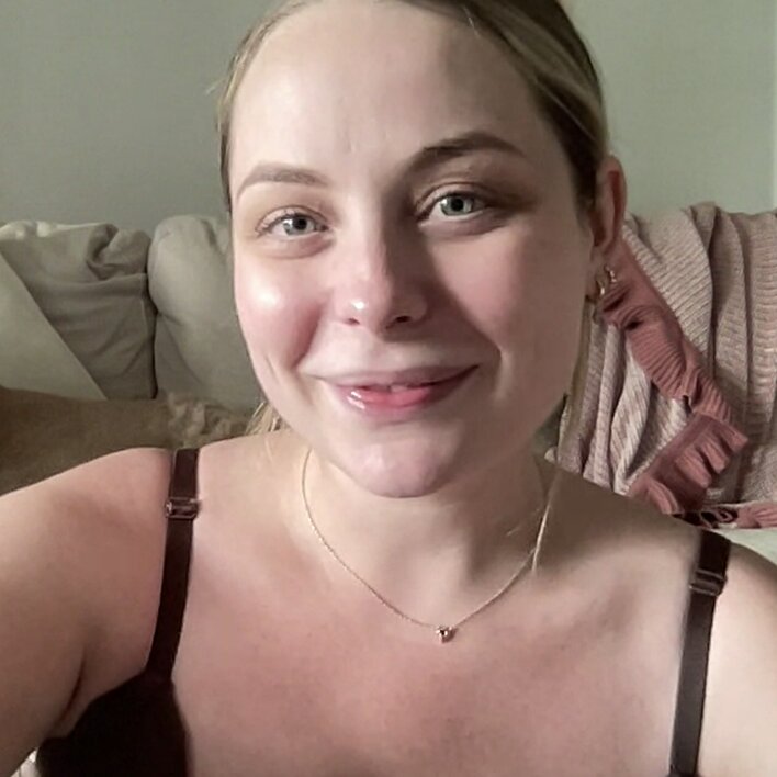 Becca, who completed the self-paced online Hypnobirthing Australia course and a 3-hour private session with Kate from Positively Hypnobirthing Gold Coast